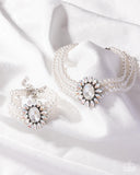 Conscious Chic - White Complete Look  - Paparazzi Accessories Bedazzle Me Pretty Mobile Fashion Boutique