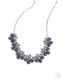 Consistent Chic - Blue Necklace - Paparazzi Accessories Necklace Bedazzle Me Pretty Mobile Fashion Boutique