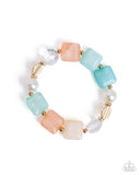 Continuous Cubes - Complete Look  - Paparazzi Accessories Bedazzle Me Pretty Mobile Fashion Boutique
