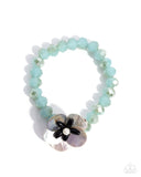 Cool Cabana - Blue Bracelet - Paparazzi Accessories Bracelet Bedazzle Me Pretty Mobile Fashion Boutique