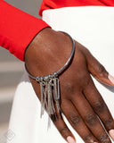 Copious Choice - Silver Bracelet - Paparazzi Accessories Bracelet Bedazzle Me Pretty Mobile Fashion Boutique