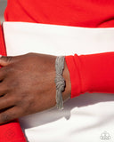 Copious Control - Silver Bracelet - Paparazzi Accessories Bracelet Bedazzle Me Pretty Mobile Fashion Boutique