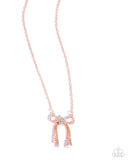 Coquette Celebrity - Copper Necklace - Paparazzi Accessories Necklace Bedazzle Me Pretty Mobile Fashion Boutique
