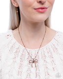 Coquette Chic - Copper Complete Look  - Paparazzi Accessories Bedazzle Me Pretty Mobile Fashion Boutique