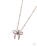 Coquette Chic - Copper Complete Look  - Paparazzi Accessories Bedazzle Me Pretty Mobile Fashion Boutique