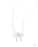 Coquette Chic - Silver Complete Look  - Paparazzi Accessories Bedazzle Me Pretty Mobile Fashion Boutique