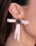 Coquettish Candidate - Pink Post Earrings - Paparazzi Accessories Post Earrings Bedazzle Me Pretty Mobile Fashion Boutique