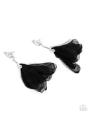 Corps de Ballet - Black Post Earrings - Paparazzi Accessories Post Earrings Bedazzle Me Pretty Mobile Fashion Boutique