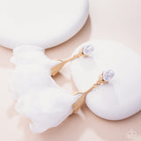 Corps de Ballet - Gold Post Earrings - Paparazzi Accessories Post Earrings Bedazzle Me Pretty Mobile Fashion Boutique