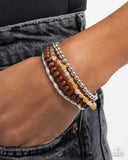 Could Have Been Me - Orange Bracelet - Paparazzi Accessories Bracelet Bedazzle Me Pretty Mobile Fashion Boutique