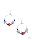 Country Countdown - Multi Earrings - Paparazzi Accessories Earrings Bedazzle Me Pretty Mobile Fashion Boutique