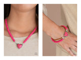 Country Sweetheart - Pink Complete Look - Paparazzi Accessories Necklace Bedazzle Me Pretty Mobile Fashion Boutique