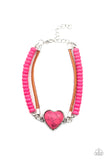 Country Sweetheart - Pink Complete Look - Paparazzi Accessories Necklace Bedazzle Me Pretty Mobile Fashion Boutique