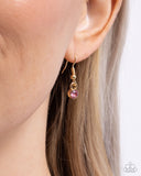 Courting Caliber - Gold Necklace - Paparazzi Accessories Necklace Bedazzle Me Pretty Mobile Fashion Boutique