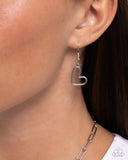 Courting Chains - Silver Necklace - Paparazzi Accessories Necklace Bedazzle Me Pretty Mobile Fashion Boutique