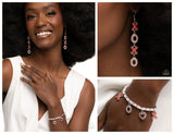 Courting Change - Multi Complete Look  - Paparazzi Accessories Bedazzle Me Pretty Mobile Fashion Boutique