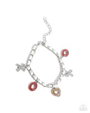 Courting Change - Red Complete Look  - Paparazzi Accessories Bedazzle Me Pretty Mobile Fashion Boutique