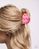 Courting Clip - Pink Hair Clip - Paparazzi Accessories Hair Clip Bedazzle Me Pretty Mobile Fashion Boutique