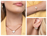 Courting Collection - Gold Complete Look  - Paparazzi Accessories Bedazzle Me Pretty Mobile Fashion Boutique