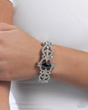 Courtly Coquette - Black Bracelet - Paparazzi Accessories Bracelet Bedazzle Me Pretty Mobile Fashion Boutique