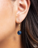 Crackling Chic - Blue Necklace - Paparazzi Accessories Necklace Bedazzle Me Pretty Mobile Fashion Boutique