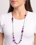 Craveable Color - Purple Necklace - Paparazzi Accessories Necklace Bedazzle Me Pretty Mobile Fashion Boutique
