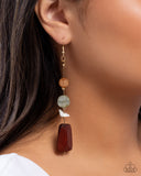 Creative Collection - Green Earrings - Paparazzi Accessories Earrings Bedazzle Me Pretty Mobile Fashion Boutique