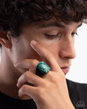 Crowd Pleasing Color - Green Ring - Paparazzi Accessories Ring Bedazzle Me Pretty Mobile Fashion Boutique