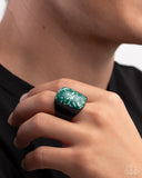 Crowd Pleasing Color - Green Ring - Paparazzi Accessories Ring Bedazzle Me Pretty Mobile Fashion Boutique