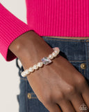 Cubed Charm - Purple Bracelet - Paparazzi Accessories Bracelet Bedazzle Me Pretty Mobile Fashion Boutique