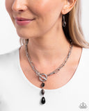 Cultivated Chains - Black Necklace - Paparazzi Accessories Necklace Bedazzle Me Pretty Mobile Fashion Boutique
