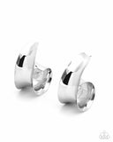 Curly Cadence - Silver Earrings - Paparazzi Accessories Earrings Bedazzle Me Pretty Mobile Fashion Boutique