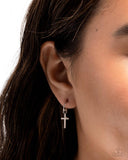 Daily Divinity - Silver Earrings - Paparazzi Accessories Earrings Bedazzle Me Pretty Mobile Fashion Boutique