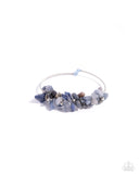 Dainty Deconstruction - Blue Bracelet - Paparazzi Accessories Bracelet Bedazzle Me Pretty Mobile Fashion Boutique