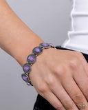 Dainty Delight - Purple Bracelet - Paparazzi Accessories Bracelet Bedazzle Me Pretty Mobile Fashion Boutique