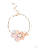 Dainty Devotee - Brown Bracelet - Paparazzi Accessories Bracelet Bedazzle Me Pretty Mobile Fashion Boutique