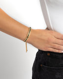 Dancing Decade - Black Bracelet - Paparazzi Accessories Bracelet Bedazzle Me Pretty Mobile Fashion Boutique
