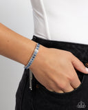 Dancing Decade - Blue Bracelet - Paparazzi Accessories Bracelet Bedazzle Me Pretty Mobile Fashion Boutique
