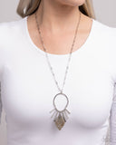 Dangerous Diamond - Brown Necklace - Paparazzi Accessories Necklace Bedazzle Me Pretty Mobile Fashion Boutique