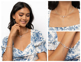Dapper Delicacy - Gold Complete Look  - Paparazzi Accessories Bedazzle Me Pretty Mobile Fashion Boutique