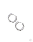 Darling Dance - Silver Earrings - Paparazzi Accessories Earrings Bedazzle Me Pretty Mobile Fashion Boutique