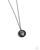 Dauntless Diva - Black Necklace - Paparazzi Accessories Necklace Bedazzle Me Pretty Mobile Fashion Boutique