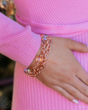 Dawn of a New Day - Copper Bracelet - Paparazzi Accessories Bracelet Bedazzle Me Pretty Mobile Fashion Boutique