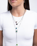 Dazzle and Stretch - Multi Necklace - Paparazzi Accessories Necklace Bedazzle Me Pretty Mobile Fashion Boutique
