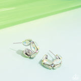 Dazzling Destiny - Green Earrings - Paparazzi Accessories Earrings Bedazzle Me Pretty Mobile Fashion Boutique