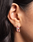 Dazzling Destiny - Orange Earrings - Paparazzi Accessories Earrings Bedazzle Me Pretty Mobile Fashion Boutique