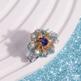 Decadent Display - Purple Ring - Paparazzi Accessories Ring Bedazzle Me Pretty Mobile Fashion Boutique