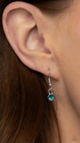 December Birthstone Beauty - Blue Necklace - Paparazzi Accessories Necklace Bedazzle Me Pretty Mobile Fashion Boutique