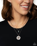December Birthstone Beauty - Blue Necklace - Paparazzi Accessories Necklace Bedazzle Me Pretty Mobile Fashion Boutique