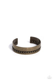 Deco Dune - Brass Bracelet - Paparazzi Accessories Bracelet Bedazzle Me Pretty Mobile Fashion Boutique